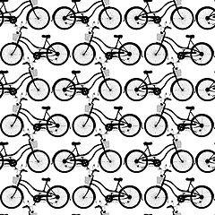 Image showing Bicycle pattern design