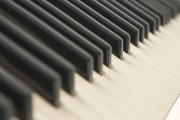 Image showing Background of a piano keyboard