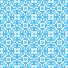 Image showing Simple seamless geometric blue pattern