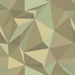 Image showing Seamless abstract pattern in vintage colors