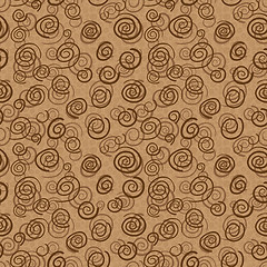 Image showing Abstract chocolate pattern - seamless background