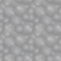 Image showing Gray bubbles - abstract seamless texture