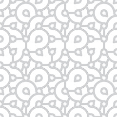 Image showing Seamless pattern - abstract grey & white grunge background