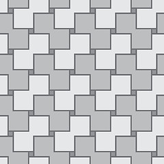 Image showing Abstract gray square seamless texture