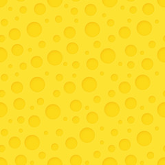 Image showing Seamless pattern - abstract cheese background