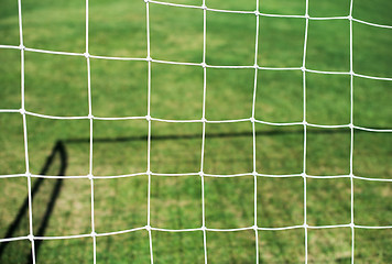 Image showing Football net