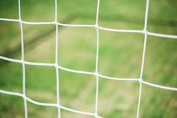 Image showing Football net