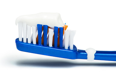 Image showing Toothbrush and toothpaste