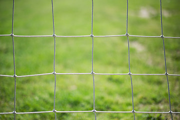 Image showing Football net