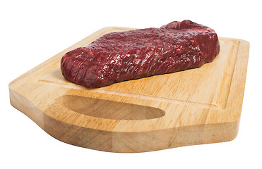 Image showing Raw beef steak meat