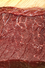 Image showing Raw beef steak meat