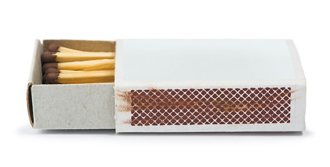 Image showing White isolated matches and matchsticks