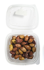 Image showing Greek olives preserved