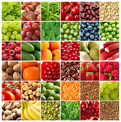 Image showing fruits and vegetables backgrounds