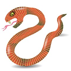 Image showing red snake