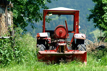 Image showing old tractor