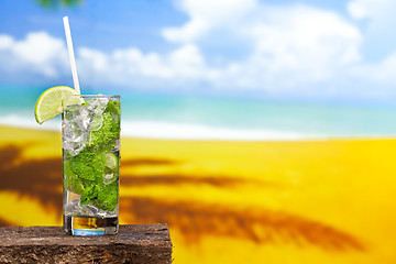 Image showing Fresh mojito drink