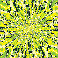 Image showing Yellow and green backdrop