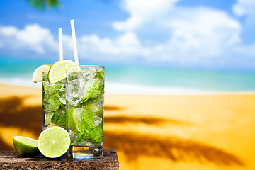 Image showing coctail of Mojito