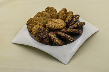 Image showing Plate of Cookies 01-Beige