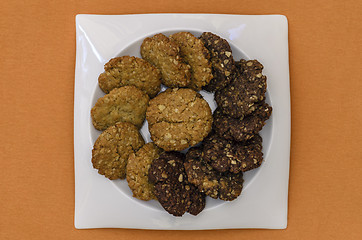 Image showing Plate of Cookies 02-Orange