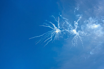 Image showing Petards explosion in the sky