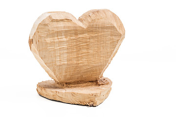 Image showing Wood heart