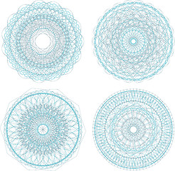 Image showing background with lace ornament - mandala