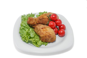 Image showing Pieces of chicken.