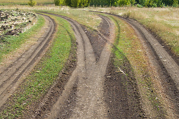 Image showing road fork