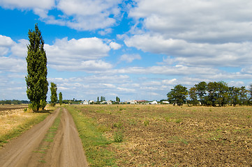 Image showing way to village