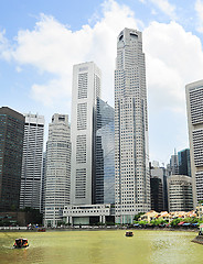 Image showing Singapore  riverbank