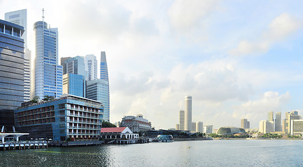 Image showing Singapore quayside