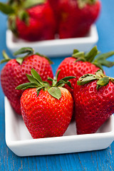 Image showing Fresh strawberries