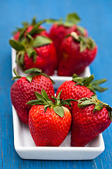 Image showing Fresh strawberries