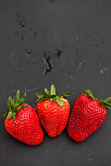 Image showing Fresh strawberries