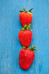 Image showing Fresh strawberries