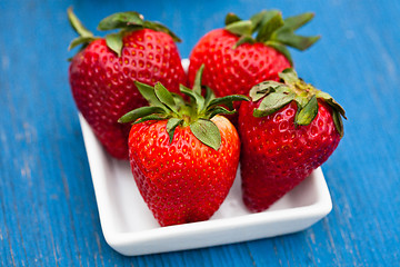 Image showing Fresh strawberries