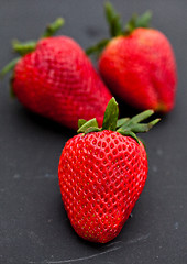 Image showing Fresh strawberries