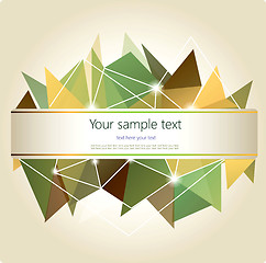 Image showing Abstract  Geometric Background with place for your text.
