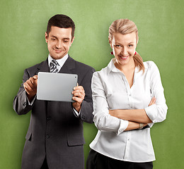 Image showing Business Woman and Man