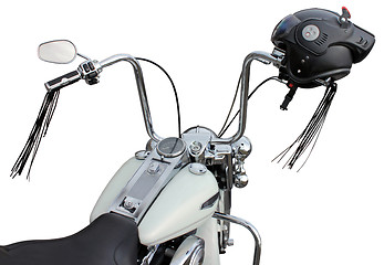 Image showing Handlebar and Helmet