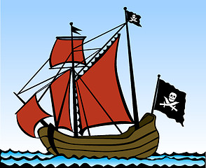 Image showing Pirate Ship
