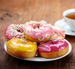 Image showing baked donuts