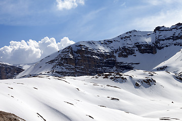 Image showing Mountains in sunny day