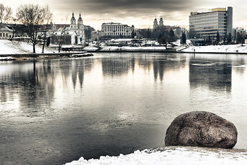 Image showing River Svisloch in Minsk