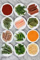 Image showing Fresh Herbs and Spices