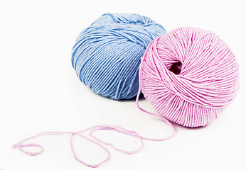 Image showing Balls of yarn