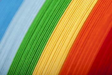 Image showing Colored paper