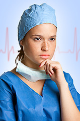 Image showing Female Surgeon